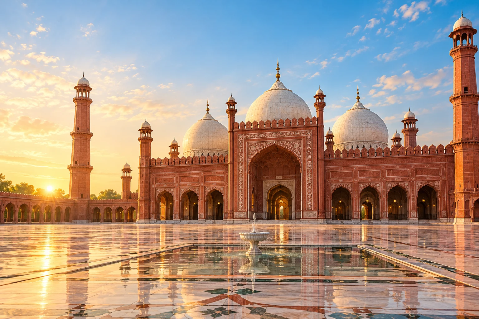 Islam Basics for Beginners course cover with a mosque, for children and beginners